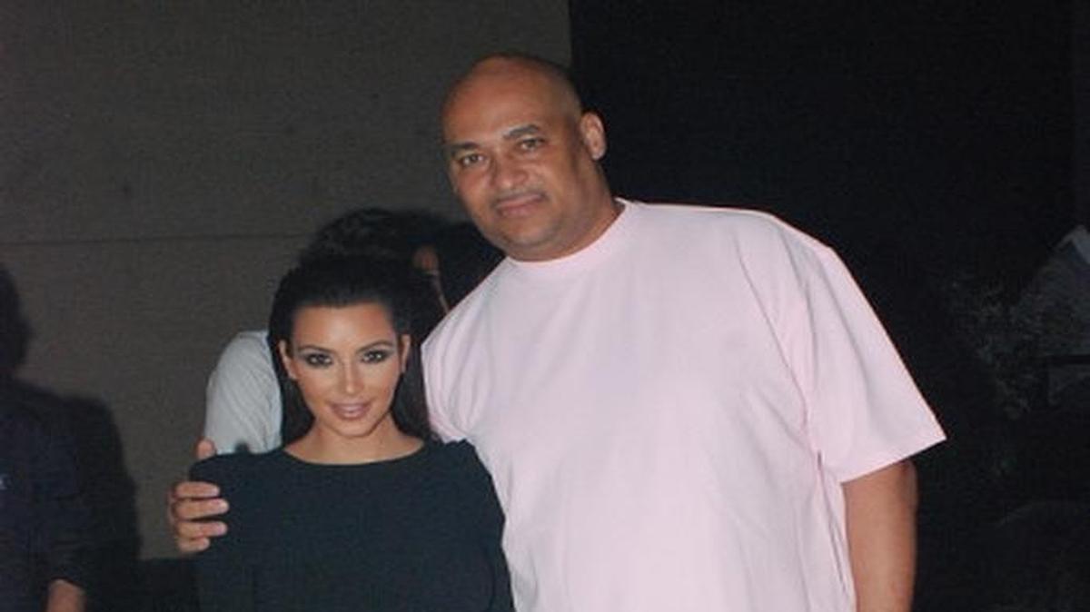 
Reality TV star Kim Kardashian with concert promoter Marc Hubbard.
