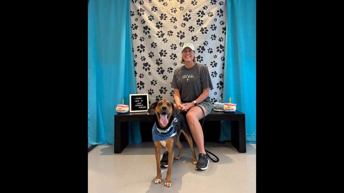 Landon the dog has the “perfect” family after more than 300 days of waiting for a home.