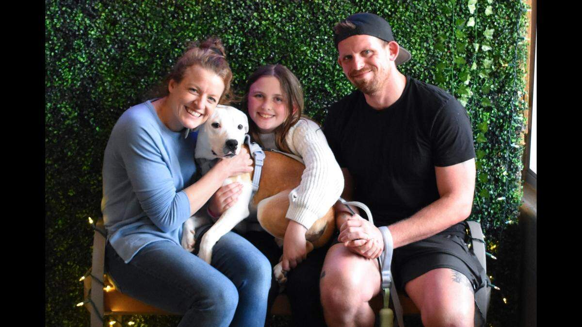 Buu the dog got a new home months after Hurricane Helene hit North Carolina.