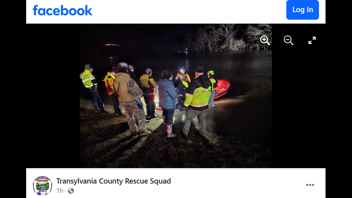 First responders had to be saved when their rescue mission took a wrong turn, officials said.