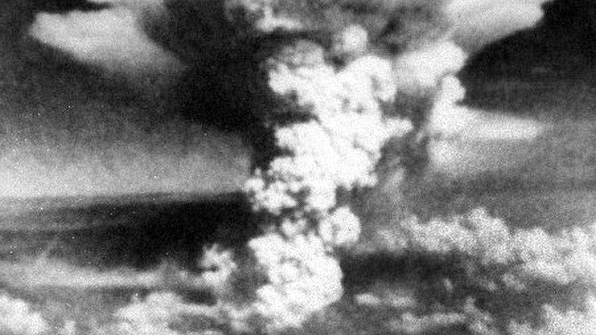 
The world’s first atomic bomb explosion on Aug. 6, 1945.
