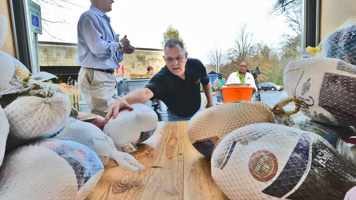 The Charlotte Rescue Mission is seeking more than 1,000 frozen turkeys for families in need to help with its annual turkey drive program.