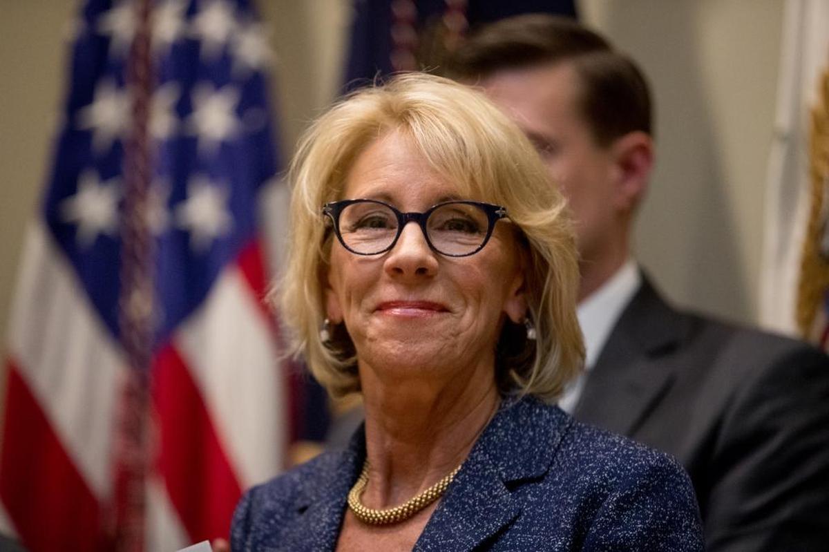 Education Secretary Betsy DeVos