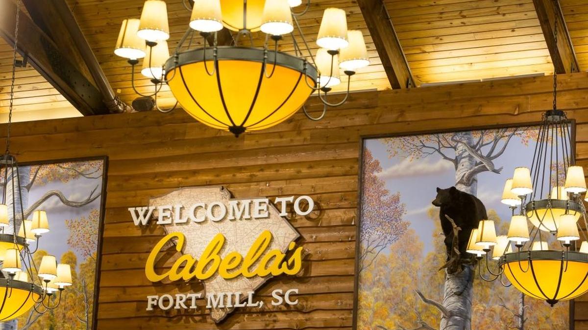 A Cabela’s sporting good in Fort Mill Township as final stages of preparation for their grand opening take place 2-25-2015.