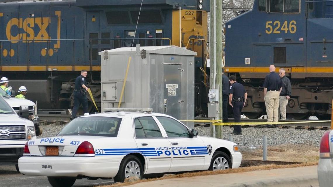 CMPD is on scene investigating a pedestrian that has been struck and killed by train near Hoskins Rd and Rozzelles Ferry Rd