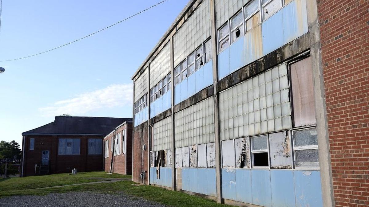 
The Torrence-Lytle School (in this photo) is the first African-American high school in Huntersville. The school's gym is facing demolition because Mecklenburg County says its too costly to repair. The gym, called the Waymer Center, can be found at 14200 Holbrooks Road. The school will be spared from demolition.
