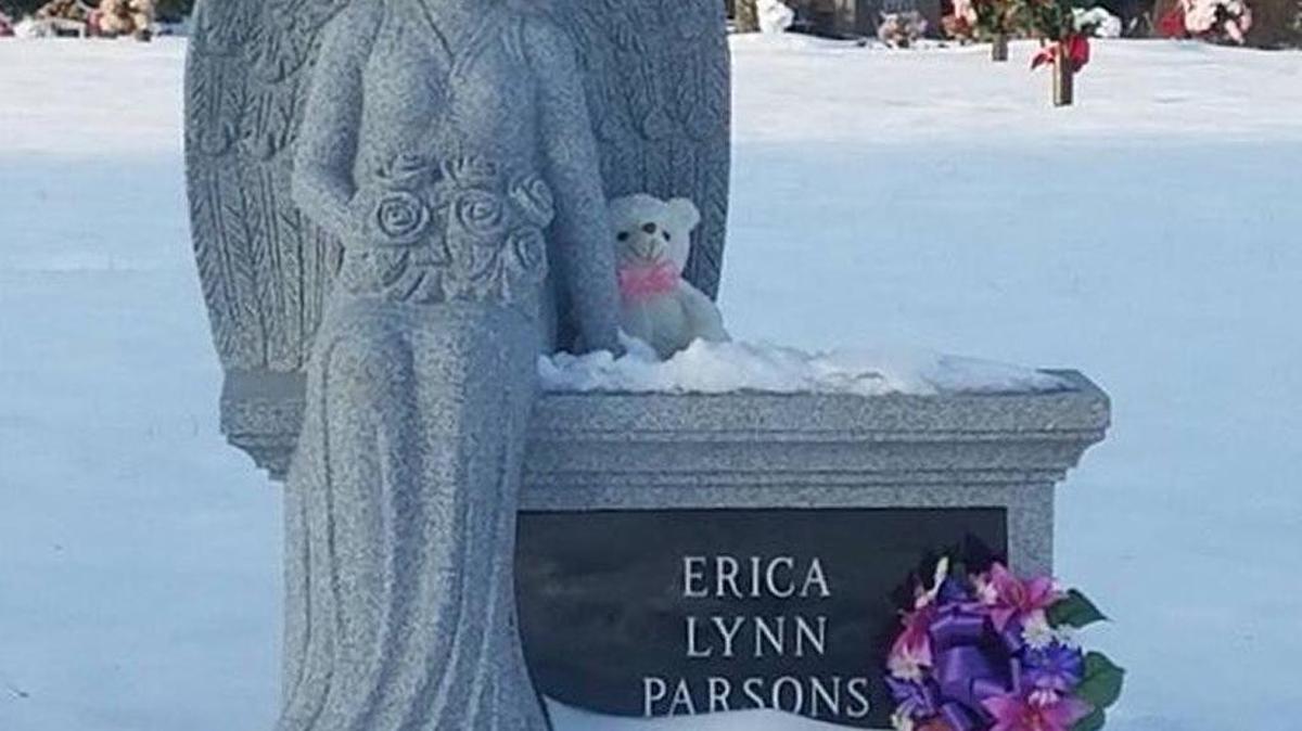 Memorial in place for Erica Parsons in China Grove