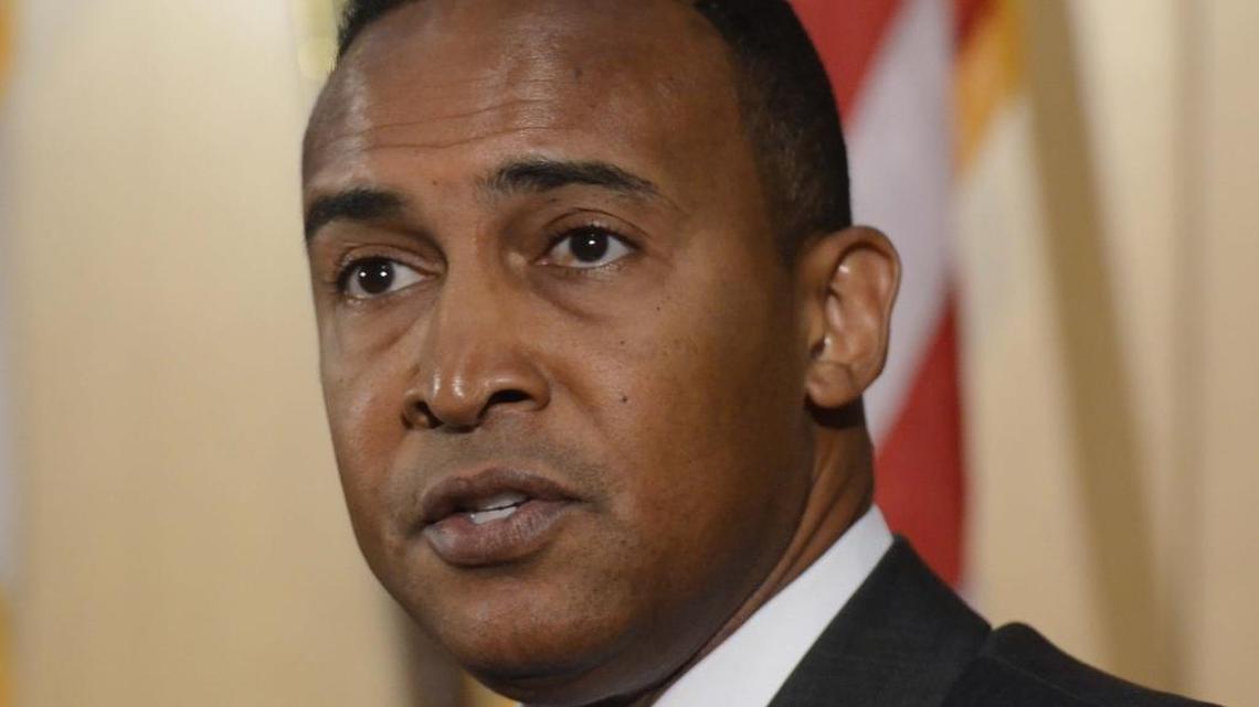 Patrick Cannon during a Mayor Forum held at UNCC Center City building on Oct. 23,2013.