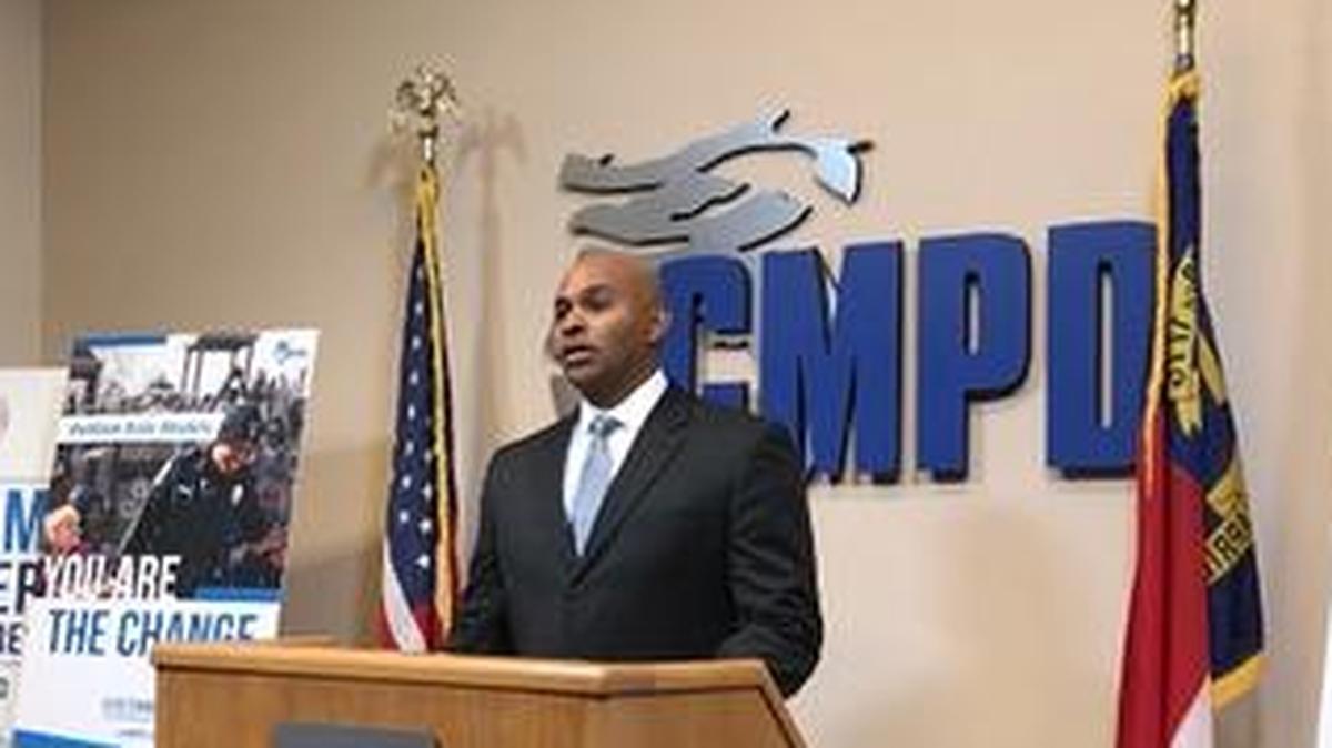 CMPD Chief Kerr Putney says recruiting police officers hasn’t been easy, but the department is now trying to hire officers who’ve gotten experience in other cities.