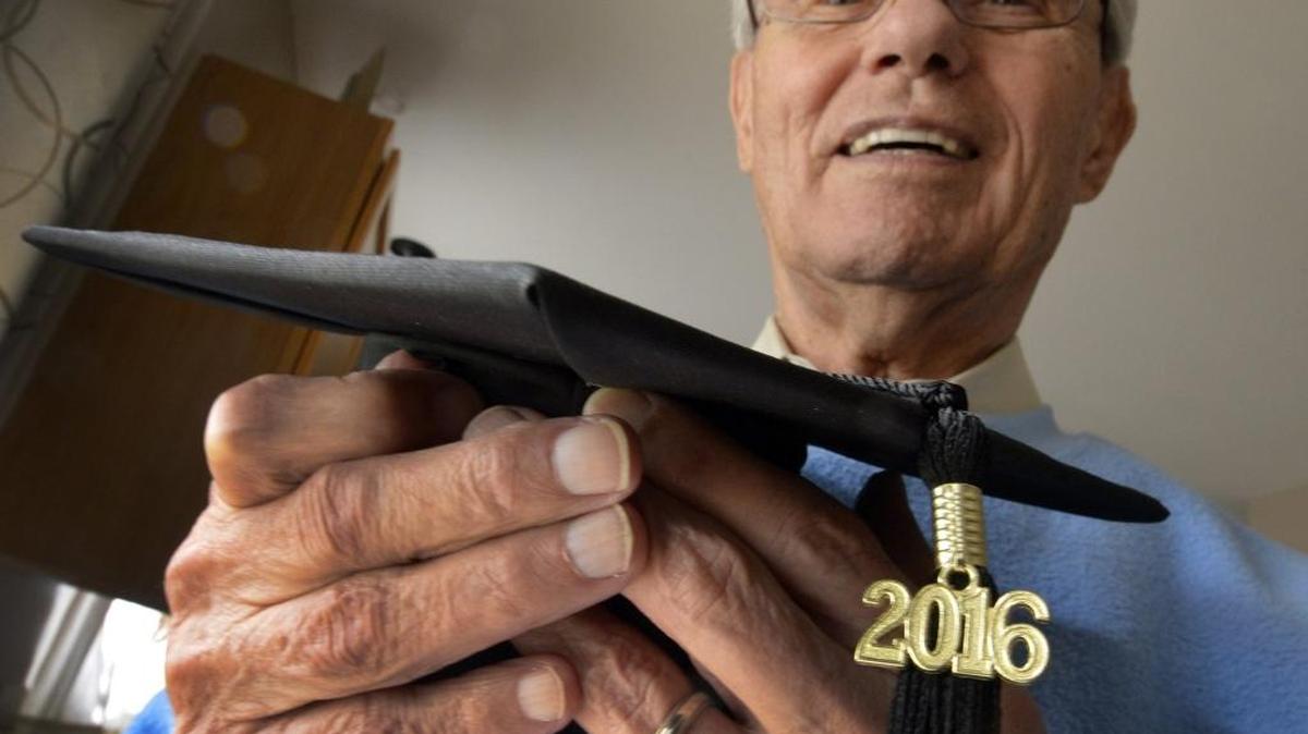 Rev. Leland Stephens, 86, of Monroe stepped across a stage Saturday as Wingate University’s oldest graduate. Stephens is a Baptist minister who, though officially retired, still works as an interim pastor. In 1962, he received an associate degree from Wingate.