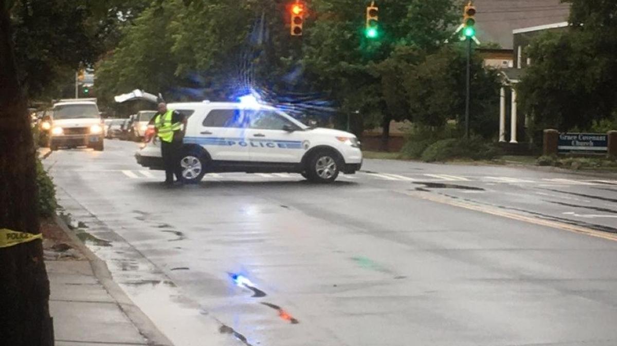 All lanes on South Boulevard were shut down Tuesday morning after a crash involving a Bud Light delivery truck.