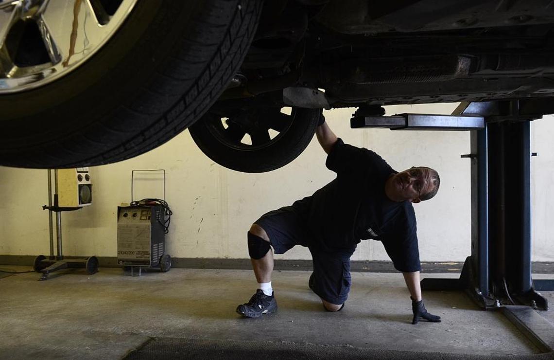 Vehicles must pass safety and emissions inspections before registrations can be renewed in North Carolina.