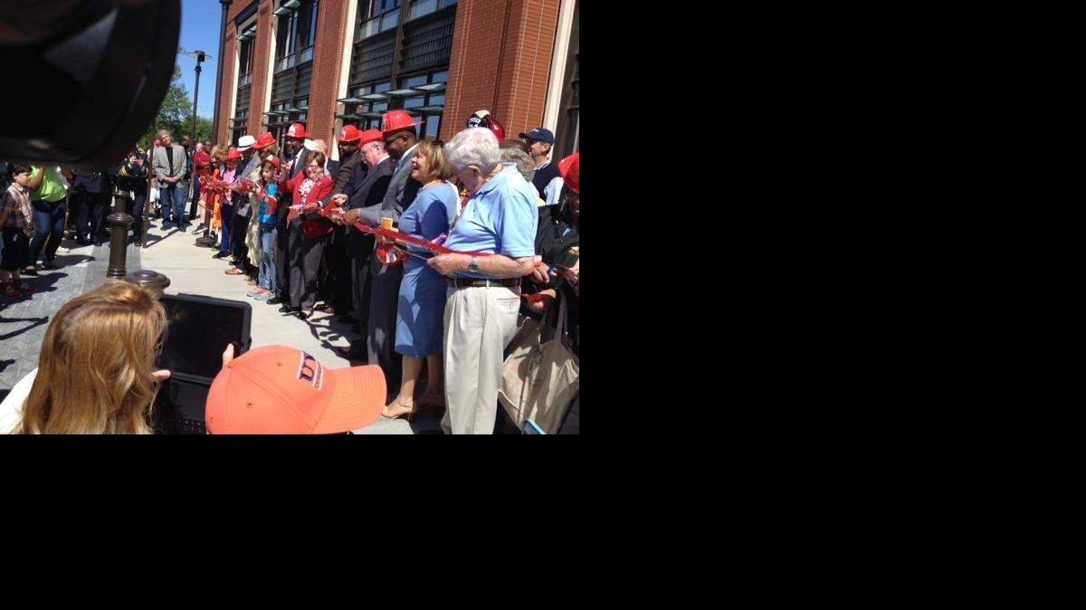 
Mass ribbon cutting on Saturday to officially open the new Charlotte Fire Department headquarters at 500 Dalton Ave.
