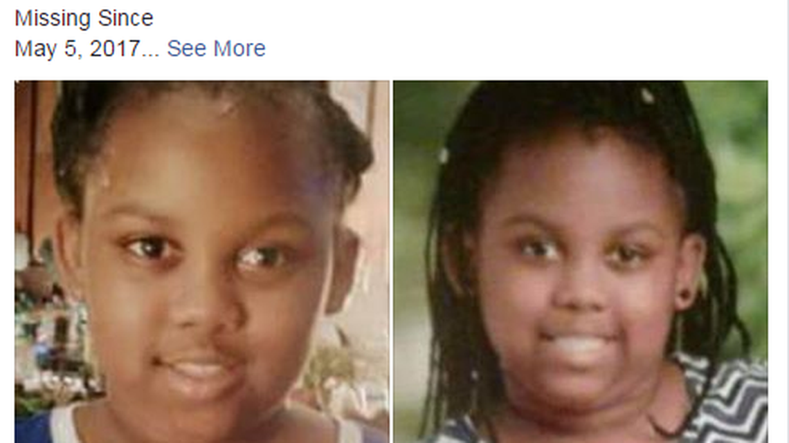 Facebook images of Iyana Lowery, 8, who’s been missing since her mother was found dead.
