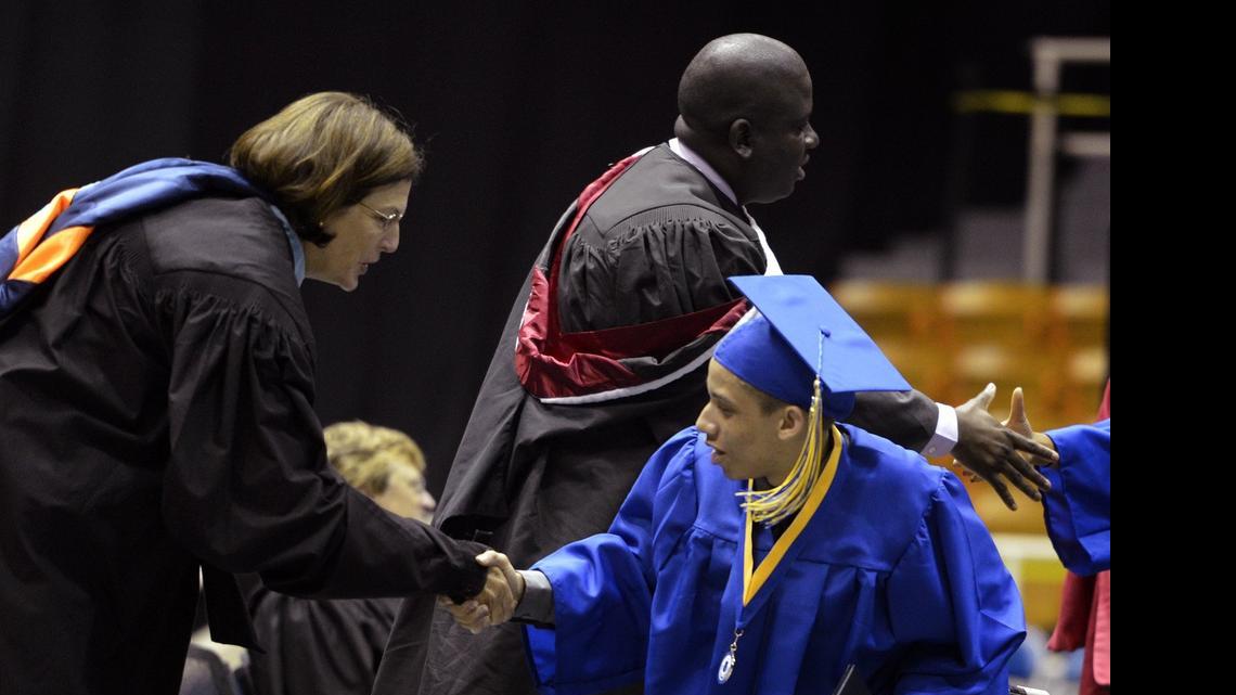 
Ann Clark (left) accepted a one-year term as Charlotte-Mecklenburg superintendent, but the board must find someone to take her place by next summer.
