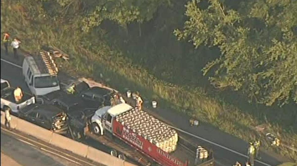 
A multivehicle wreck has shut down part of Interstate 85 in Concord
