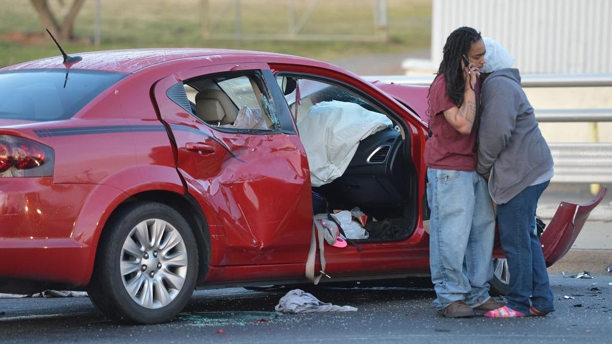 Injuries have been reported in a wreck in the 6500 block of South Boulevard at Wisteria Drive Friday morning