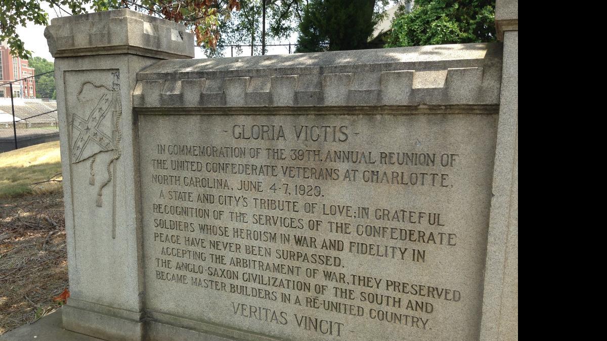 
Confederate Memorial in uptown Charlotte
