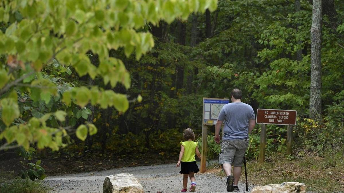 Crowders Mountain State Park in Gaston County is a popular destination for day hikes.