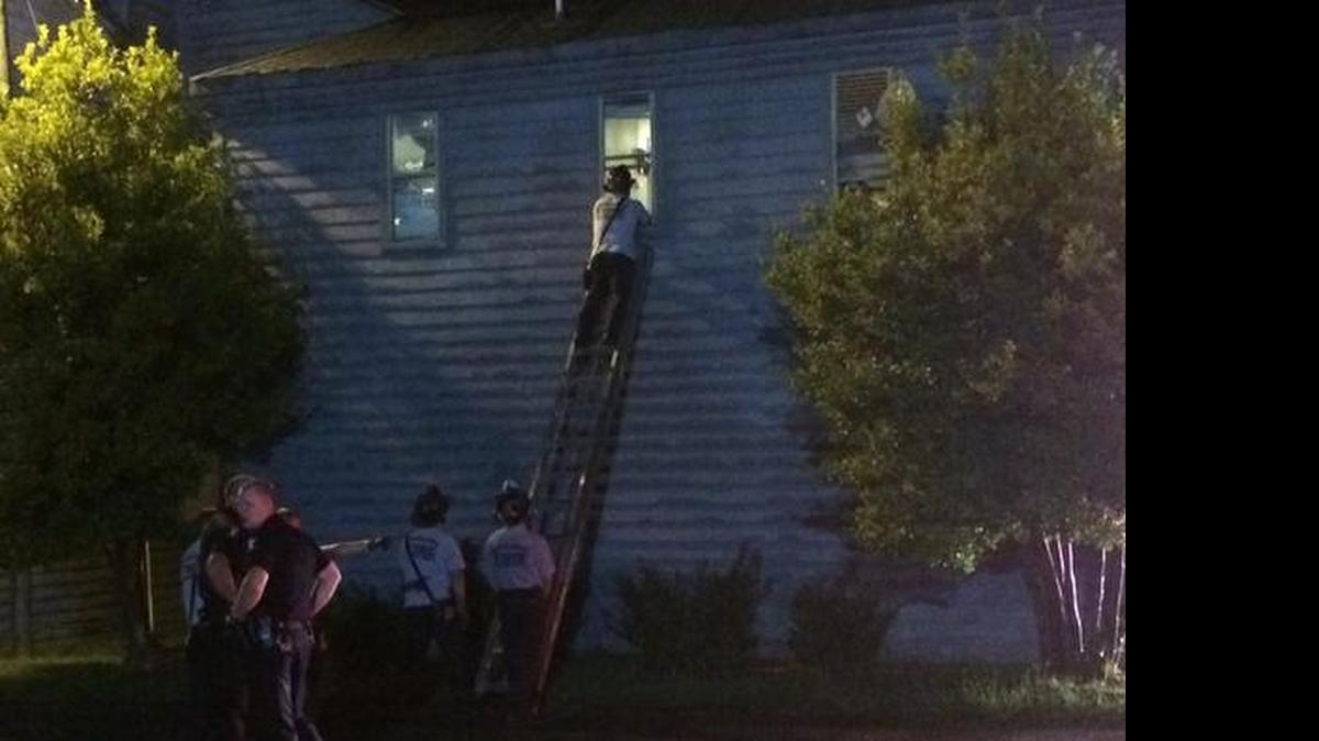 
Charlotte firefighters rescued a family from their east Charlotte apartment after a car crashed into the building early Tuesday.
