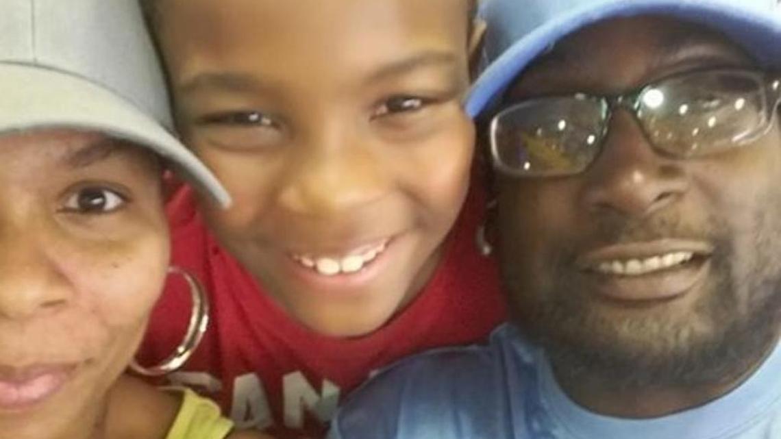 Keith Lamont Scott, at far right, in a photo from a GoFundMe page set up on his behalf after Tuesday’s events.