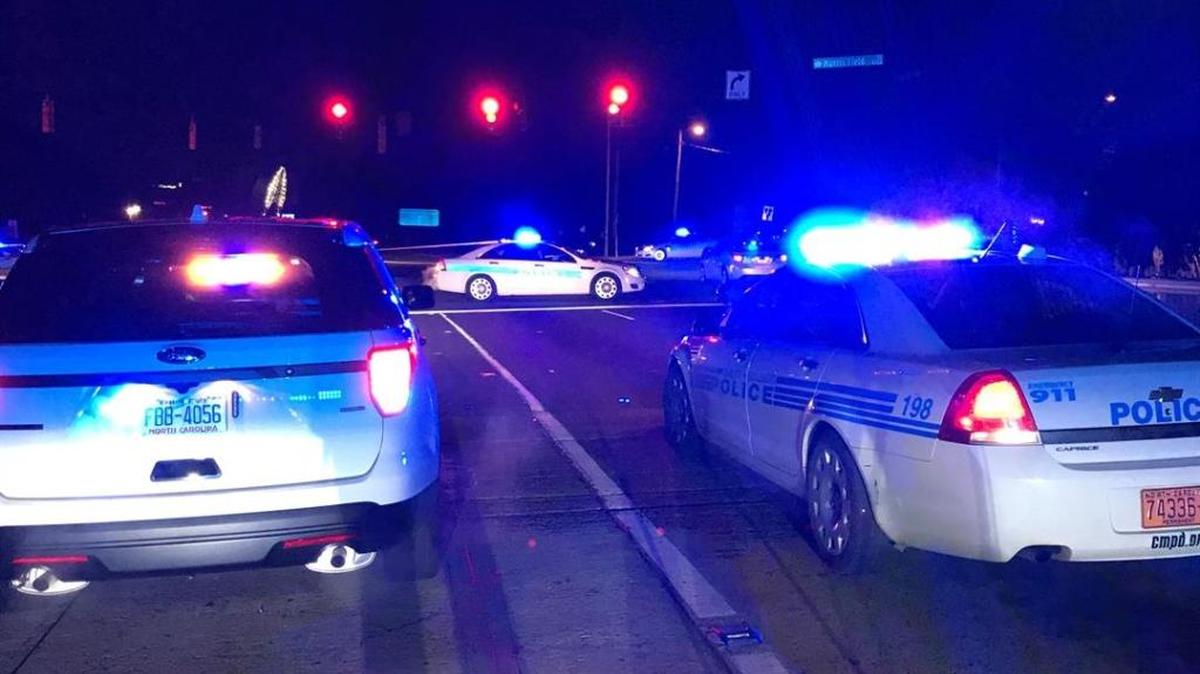 A pedestrian died early Saturday after being struck by multiple vehicles in west Charlotte, and police are looking for the driver of one of the cars.