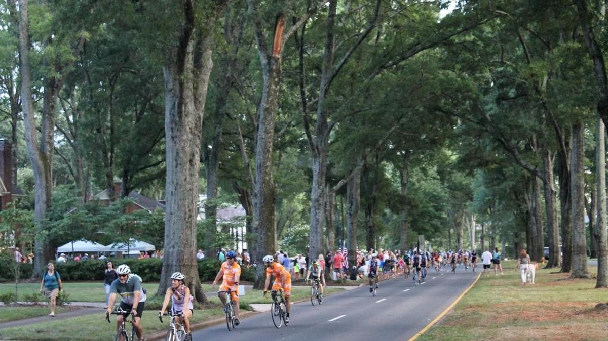 Cyclists ride in 2016’s 24 Hours Of Booty in Charlotte.