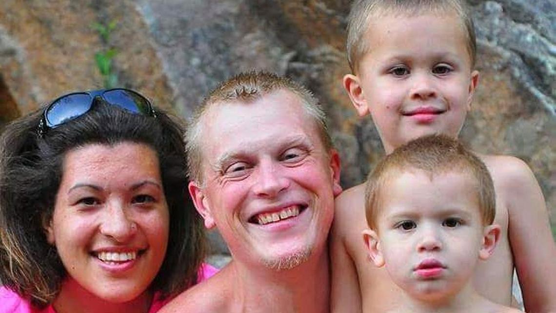 
This photo was posted on Shawn Fuller’s Facebook page. A neighbor identified them as Fuller, his wife and sons.
