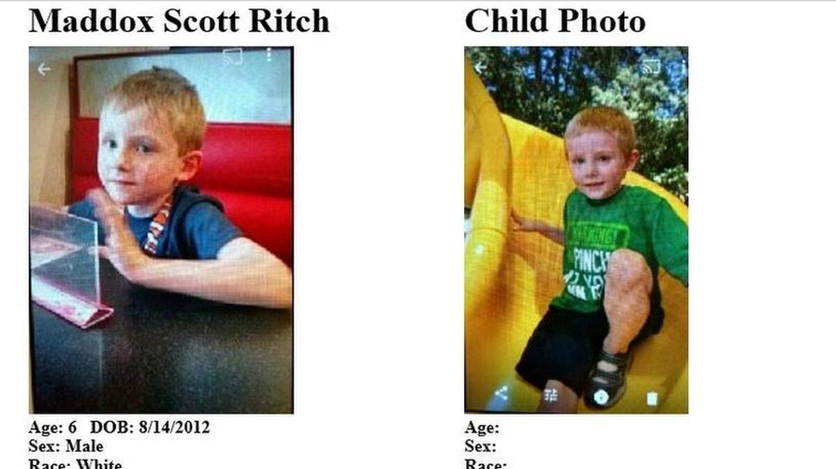 A missing person poster for Maddox Ritch said he was last seen at Rankin Lake Park in Gastonia.