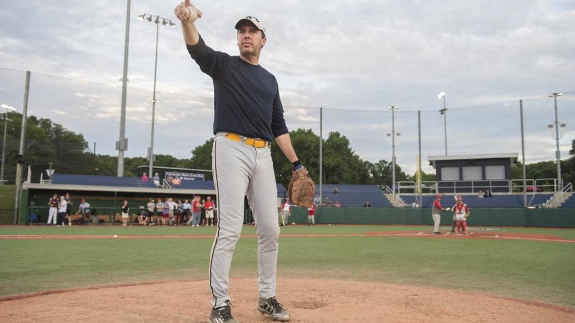 Rep. Mark Walker is a former high school and college baseball player and serves as a pitcher for the Republicans' congressional baseball team.