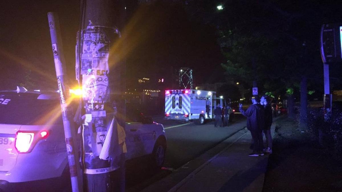 Scene of hit and run investigation in Plaza Midwood