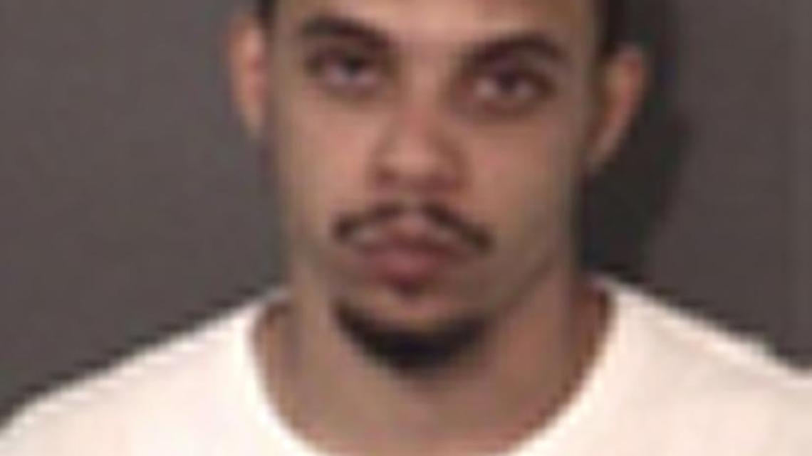 Justin Lamar Richardson, charged with animal cruelty and assaulting his girlfriend.