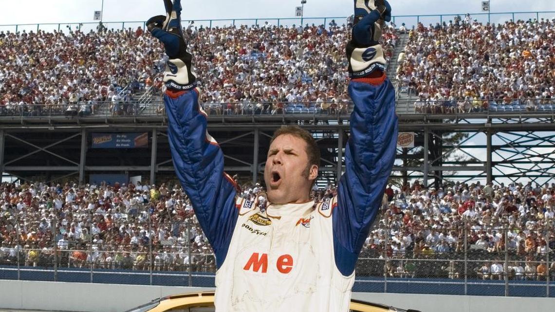 Will Ferrell as Ricky Bobby in the Columbia Pictures’ comedy, “Talladega Nights: The Ballad of Ricky Bobby.”