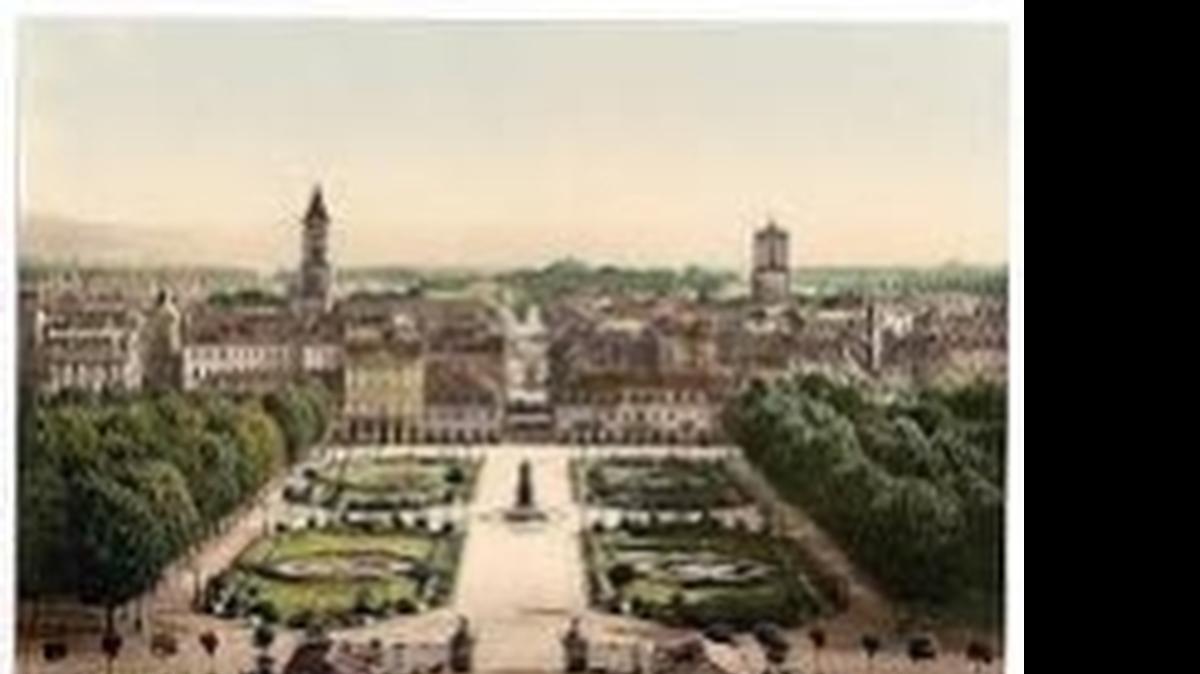 
The city of Karlsruhe, Germany 
