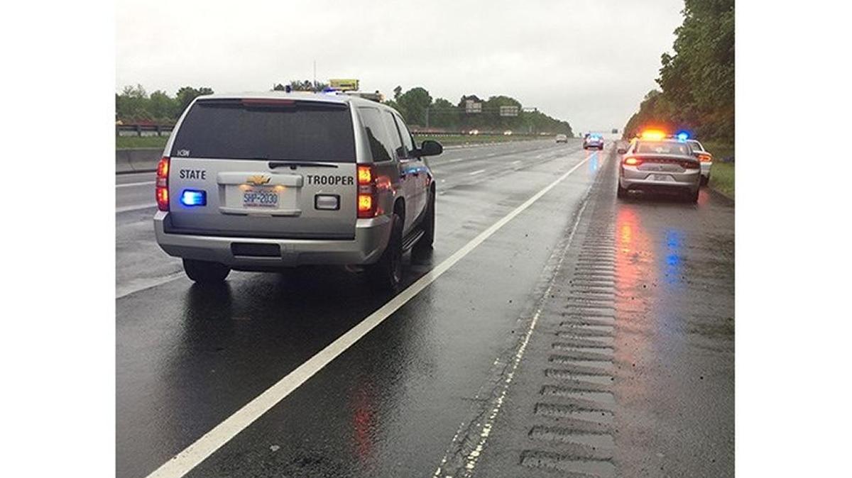 Troopers respond to the fatal crash on Interstate 77.