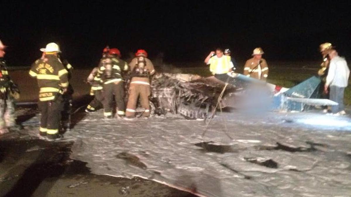 The Federal Aviation Administration will investigate the cause of an airplane fire at Gastonia Municipal Airport Wednesday night.