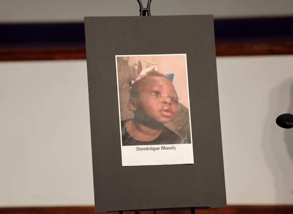 Dominique Moody died of prolonged injuries while in the care of an aunt in December of 2025.