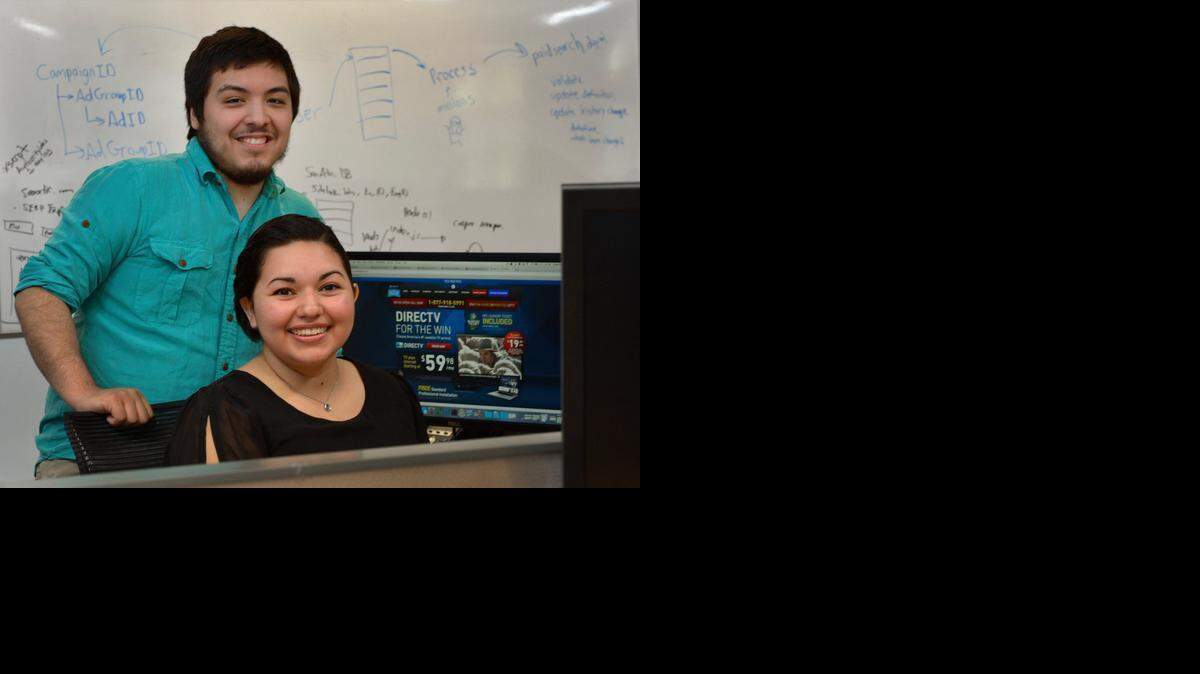 
Red Ventures is providing job skills training to high school graduates Katherine Juarez and Celio Reyes.

