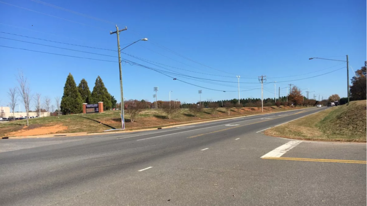 Site of the proposed development.