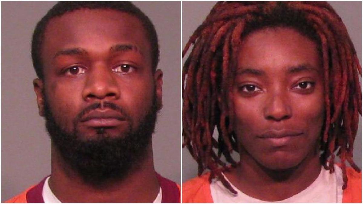 Kwadonte Lewis, left, and Precious Smith