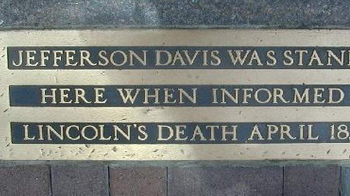 
Marker on Charlotte’s South Tryon Street in front of McCormick and Schmick’s restaurant.
