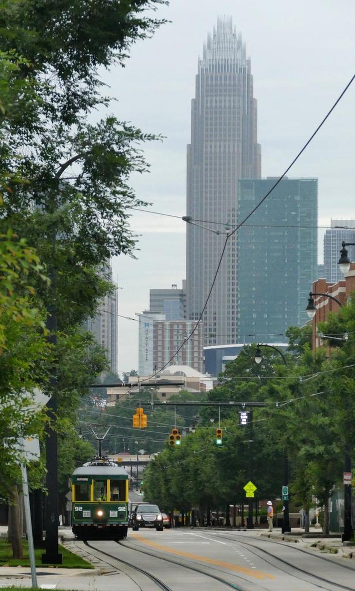 Before the line opened, CATS said it thought the streetcar would carry 1,100 passenger trips on the average weekday. The Gold Line has usually done better than that, averaging 1,600 weekday trips in April.