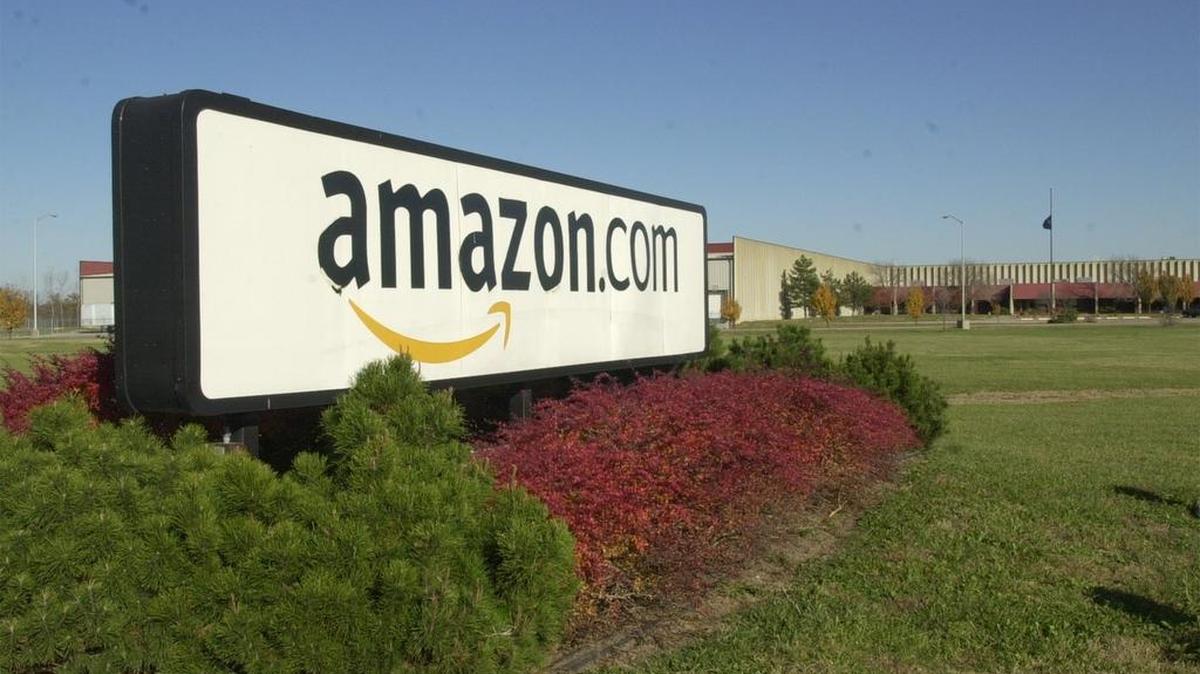 The Amazon.com warehouse and distribution center in Coffeyville, Kansas.
