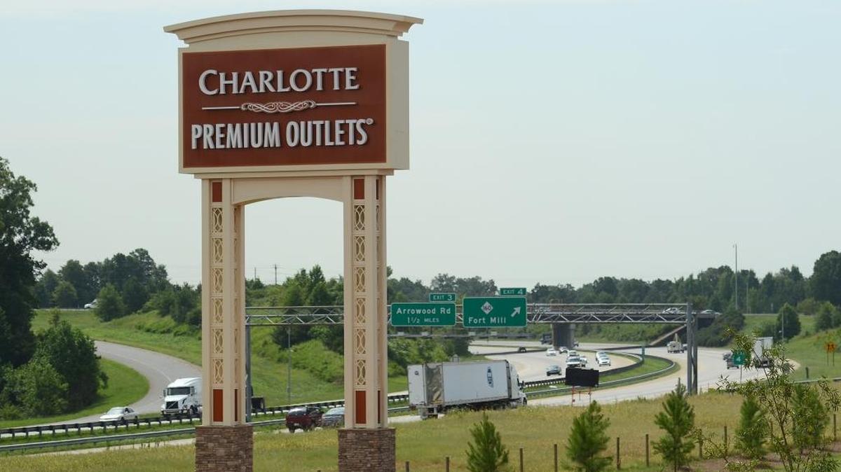Four more stores will open this year at Charlotte Premium Outlets in Steele Creek.