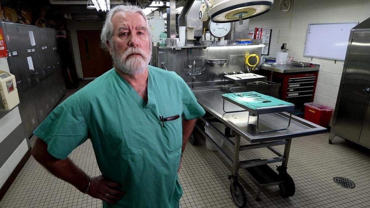 Dr. Patrick Lantz, a forensic pathologist at Wake Forest Baptist Medical Center, performs autopsies in suspicious death cases from the mountains and other parts of the state. He says addiction to prescription drugs has played a role in a spike in heroin deaths seen by his office.
