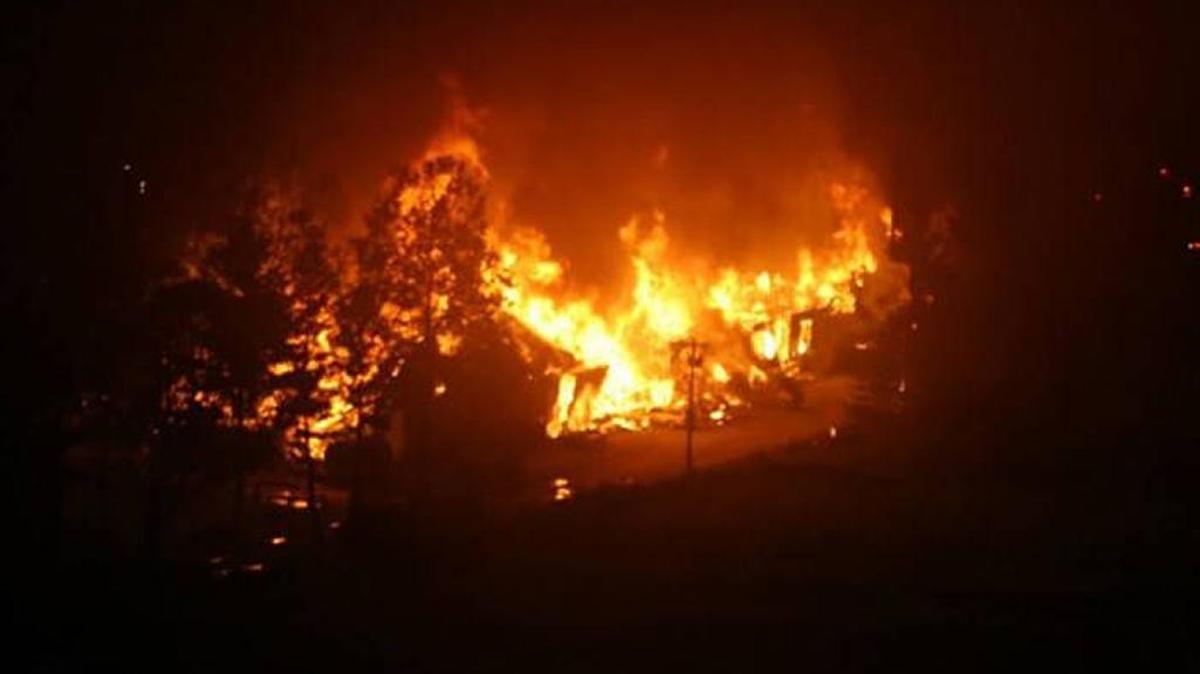 The scene of a Watauga County fire, which killed one person Friday.