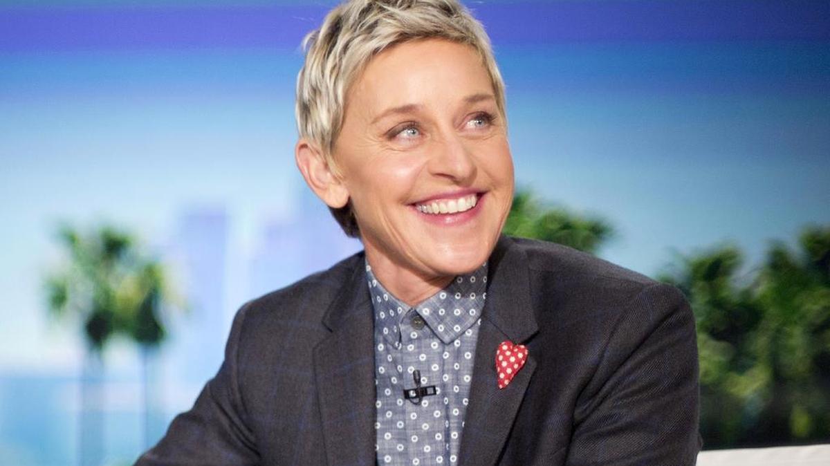 In this Feb. 11, 2016, file photo, host Ellen DeGeneres appears during a taping of “The Ellen DeGeneres Show,” in Burbank, Calif.