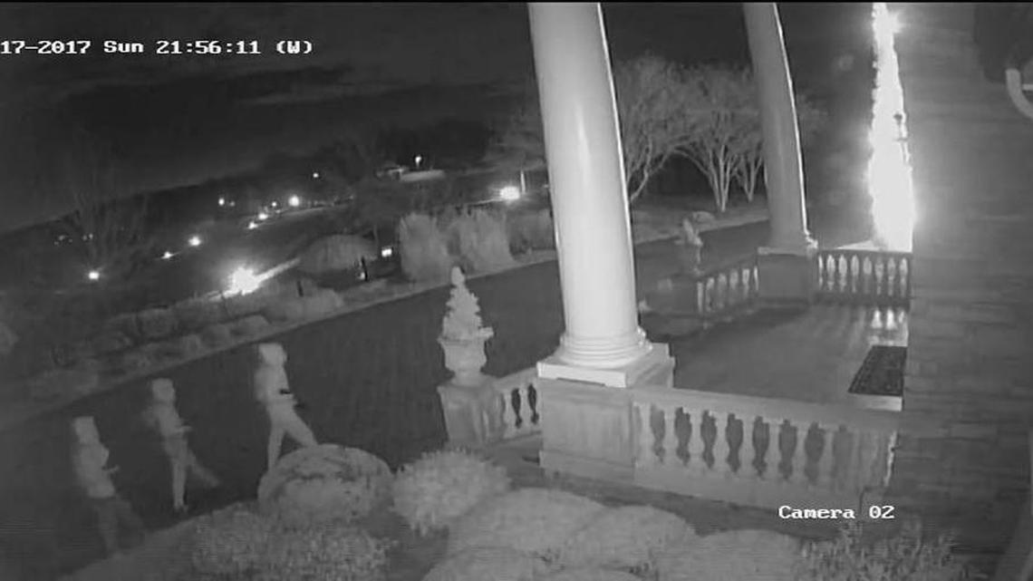 Three intruders had military-style weapons when they tried to break into the North Carolina home of NASCAR team owner and 2017 Hall of Fame inductee Richard Childress late Sunday, authorities said Friday.