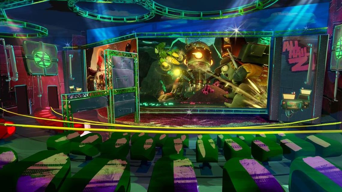 
Plants vs. Zombies Garden Warfare: 3Z Arena will open in the spring of 2016. This is concept art of the arena.
