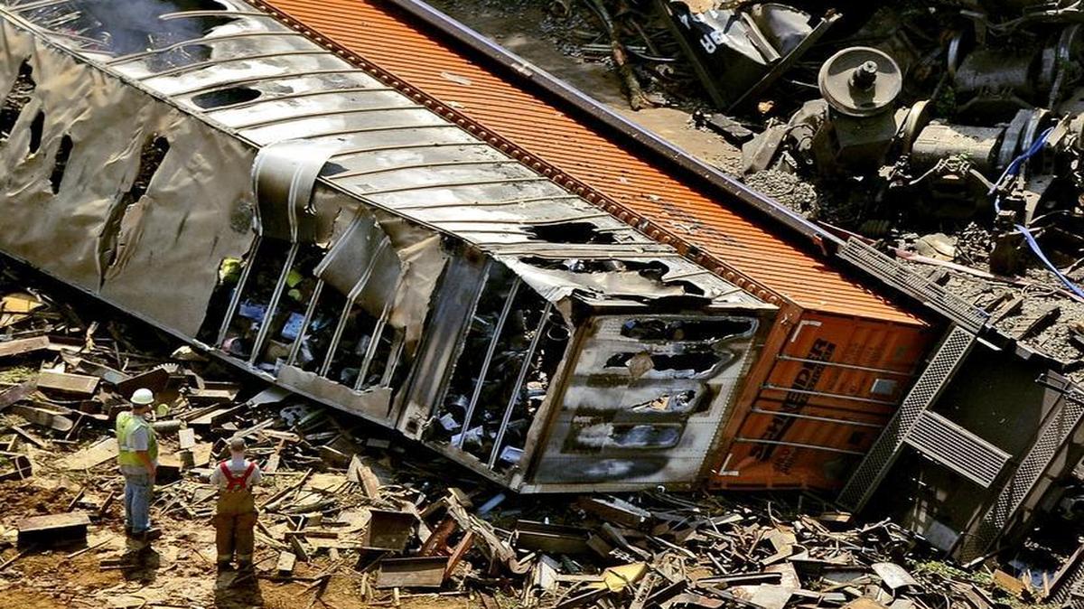 
2011 FILE PHOTO: This train collision in Union County, just east of Charlotte, was used by the NTSB to illustrate the urgent need to install safety technology intended to prevent accidents.
